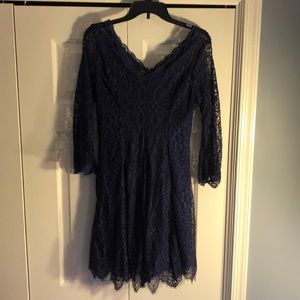 Navy blue dress